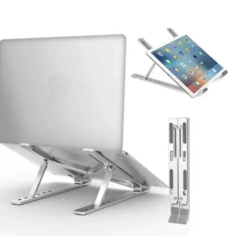 Suporte De Alumínio Ajustável/Regulável Para Notebook E Macbook