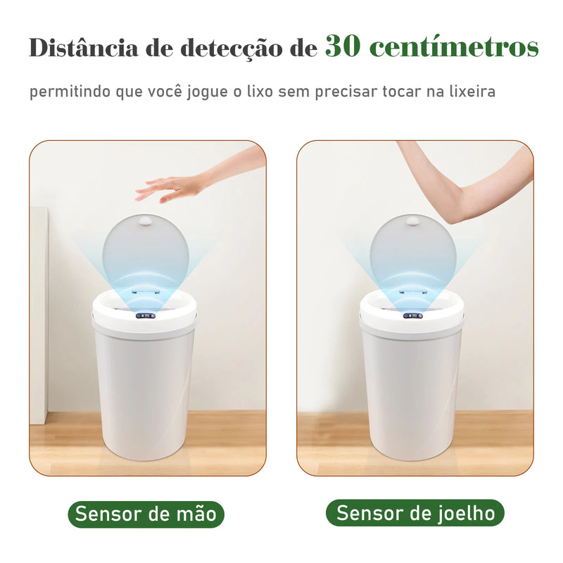 Lixeira Automática Com Sensor (12 Litros)